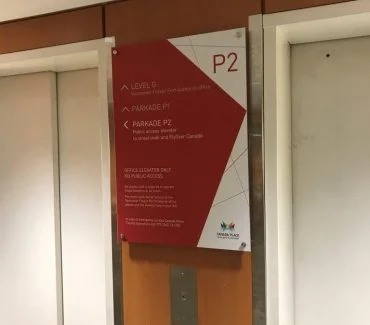 Wayfinding Signage - Canada Place 7